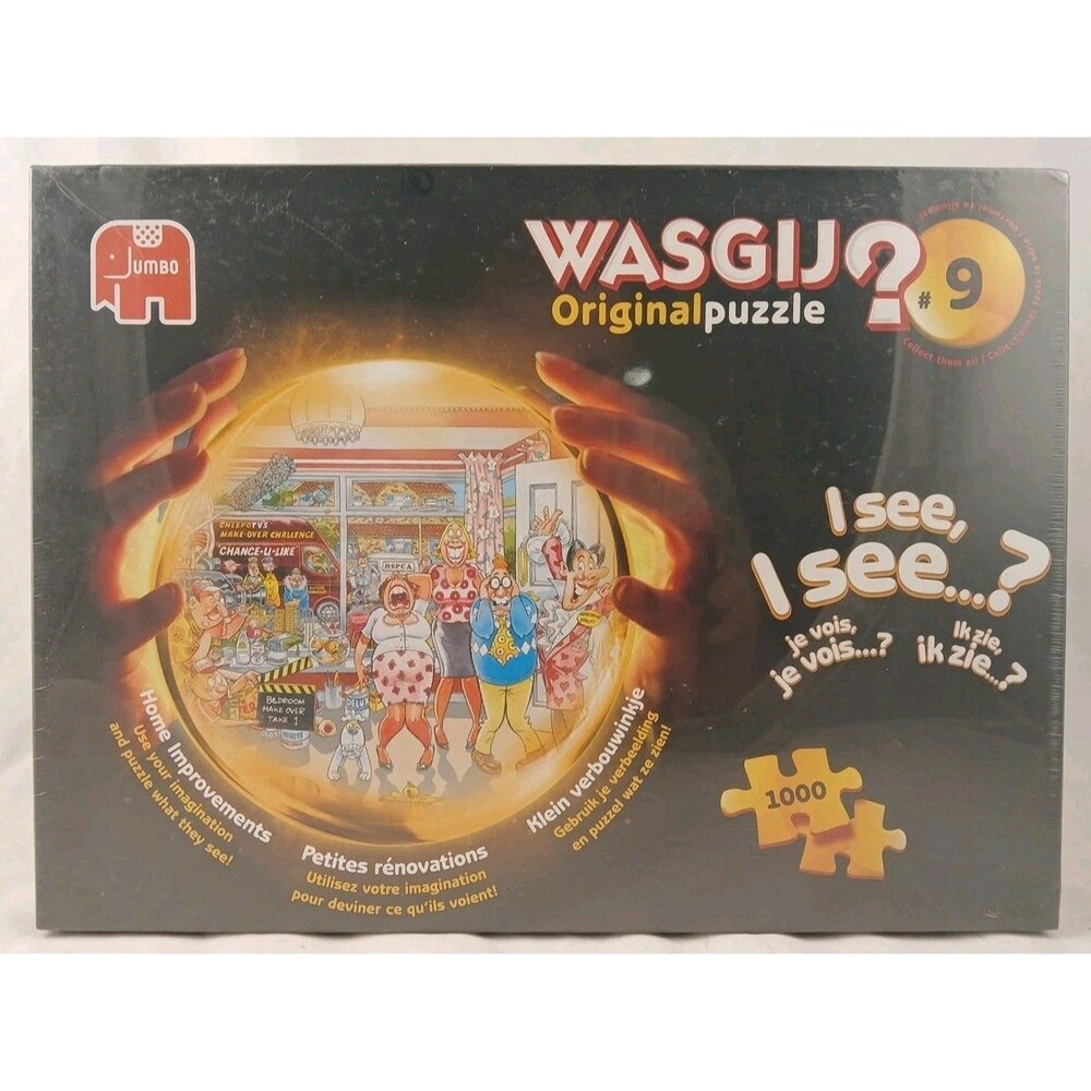 Wasgij? 1000 Piece Original Jigsaw Puzzle #9-Home Improvements-NEW/SEALED!